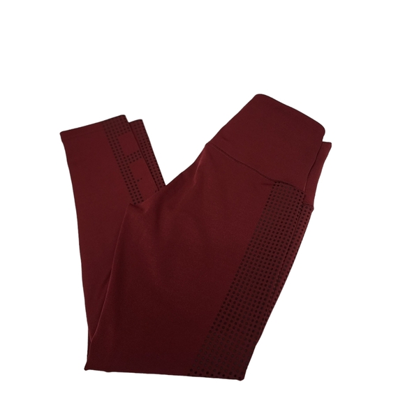 TKO Purple with Black Dots Workout Leggings - Picture 2 of 10